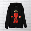 Load image into Gallery viewer, Angel/Devil Sequin Hoodie - Bad AF Sequin Hoodie -  Bold Clothing & Headwear - #sayitinbold | Bold Clothing | www.boldornaked.com