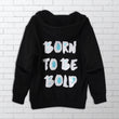 Load image into Gallery viewer, Born to be Bold Sequin Hoodie - Bold Clothing & Headwear | #sayitinbold | Bold Clothing | www.boldornaked.com