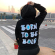 Load image into Gallery viewer, Born to be Bold Sequin Hoodie - Bold Clothing & Headwear - #sayitinbold | Bold Clothing | www.boldornaked.com