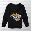 Load image into Gallery viewer, Gold Lips Sequin Hoodie back - Bold Clothing & Headwear - #sayitinbold | Bold Clothing | www.boldornaked.com