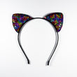 Load image into Gallery viewer, Multi Colour Kitten Headband - Bold Clothing & Headwear | #Bebold @headforbold www.headforbold.com
