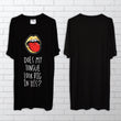 Load image into Gallery viewer, Does my tongue look big in this? Bamboo T-shirt / Dress / Sleepwear - Bold Clothing - Unique Bamboo Clothing & Streetwear | #sayitinbold @boldornaked shop online at www.boldornaked.com