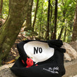 Load image into Gallery viewer, #Bagsy Location: Whangerai Bush NZ | The Bold Yes / No re-usable tote bag | gym bag | beach bag | shopping bag | Free with every Hoodie | #sayitinbold @BoldorNaked shop online www.boldornaked.com
