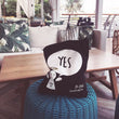 Load image into Gallery viewer, #Bagsy Location: Save my seat at the Dubai Creek | The Bold Yes / No re-usable tote bag | gym bag | beach bag | shopping bag | Free with every Hoodie | #sayitinbold @BoldorNaked shop online www.boldornaked.com
