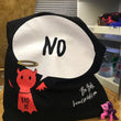 Load image into Gallery viewer, #Bagsy Location: Emirates Business Class| The Bold Yes / No re-usable tote bag | gym bag | beach bag | shopping bag | Free with every Hoodie | #sayitinbold @BoldorNaked shop online www.boldornaked.com