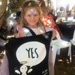 Load image into Gallery viewer, #Bagsy On Tour: Womad NZ | The Bold Yes / No re-usable tote bag | gym bag | beach bag | shopping bag | Free with every Hoodie | #sayitinbold @BoldorNaked shop online www.boldornaked.com