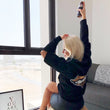 Load image into Gallery viewer, kai wears Bold's Gold Lips Sequin Hoodie - Bold Clothing & Headwear - #sayitinbold | Bold Clothing | www.boldornaked.com #sayitinbold