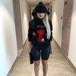 Load image into Gallery viewer, Angel/Devil Sequin Hoodie - Front Bad AF Sequin Hoodie -  Bold Clothing & Headwear - #sayitinbold | Bold Clothing | www.boldornaked.com