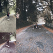 Load image into Gallery viewer, Kate skateboards in NZ wearing Bold's Angel / Devil - Good AF / Bad AF Sequin Hoodie - Bold Clothing & Headwear - #sayitinbold | Bold Clothing | www.boldornaked.com