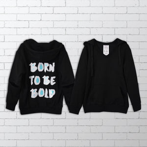Born to be Bold Sequin Hoodie - Bold Clothing - Unique Bamboo Clothing & Streetwear | #sayitinbold @boldornaked shop online at www.boldornaked.com