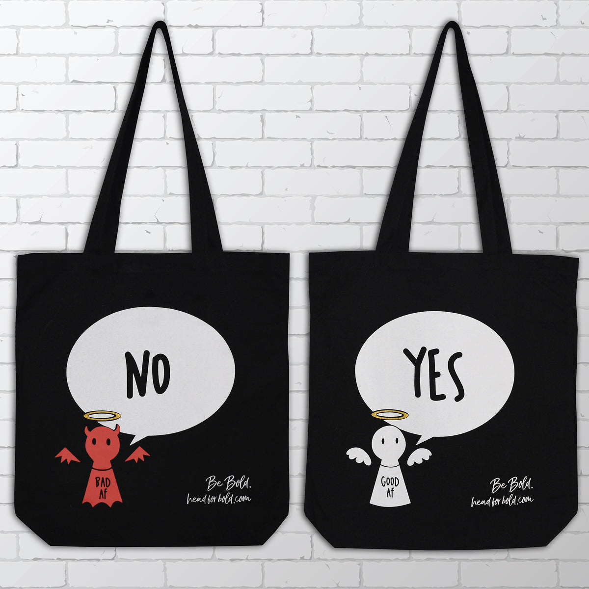 #Bagsy Dubai - Chilling Out | Yes / No re-usable bag by Bold Clothing ...